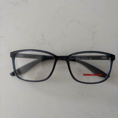 Prada eyeglasses vps 07r blue - eyeglasses,