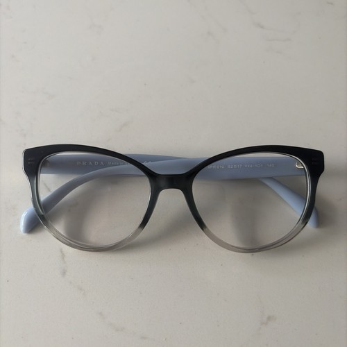 Prada eyeglasses vpr 01u blue - prada,