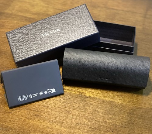 Big prada glasses case black - prada,